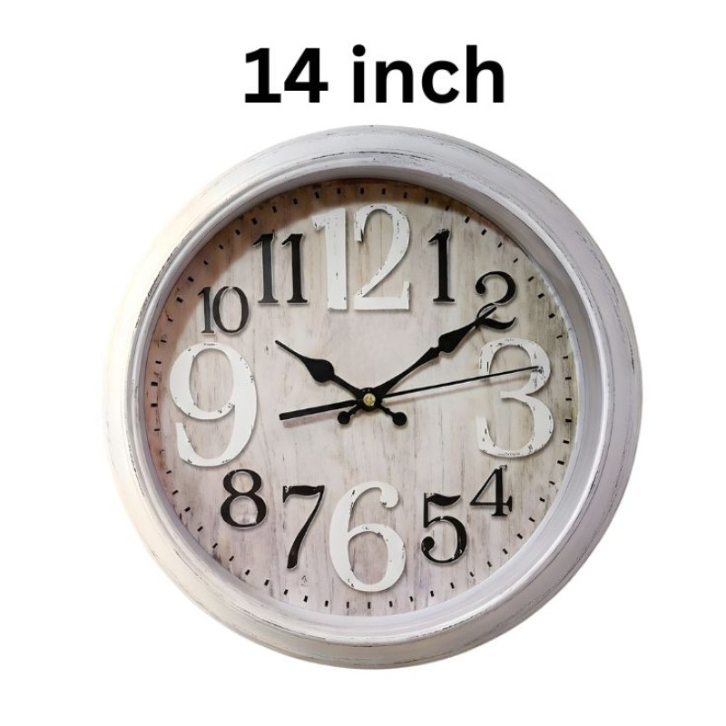 Heritage Oreo 14 Inch Gold Bronze Roma Wall Clock