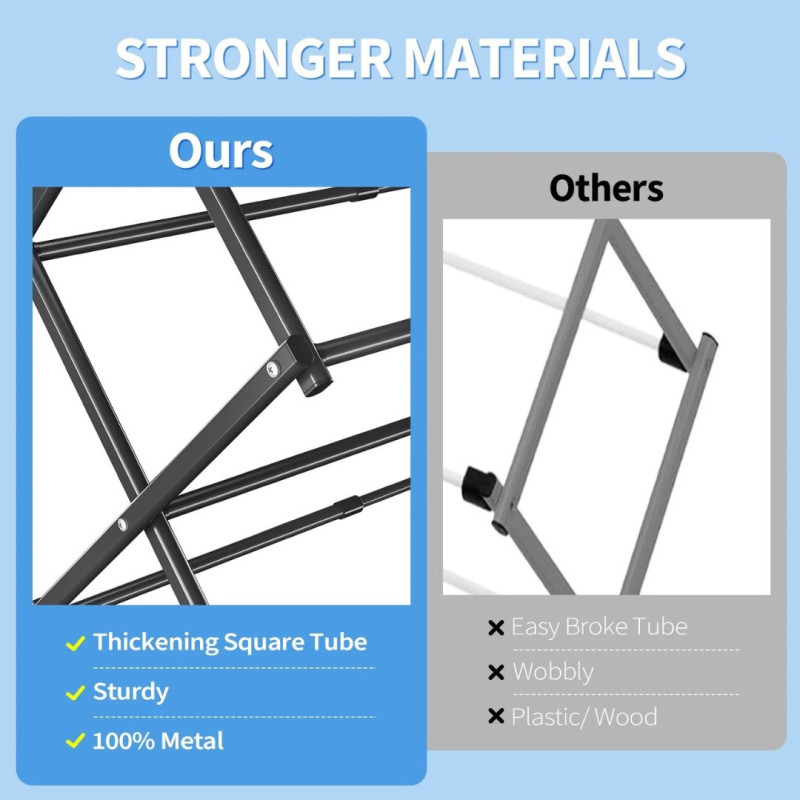 Clothes Drying Rack Expandable & Collapsible Laundry Drying Stand