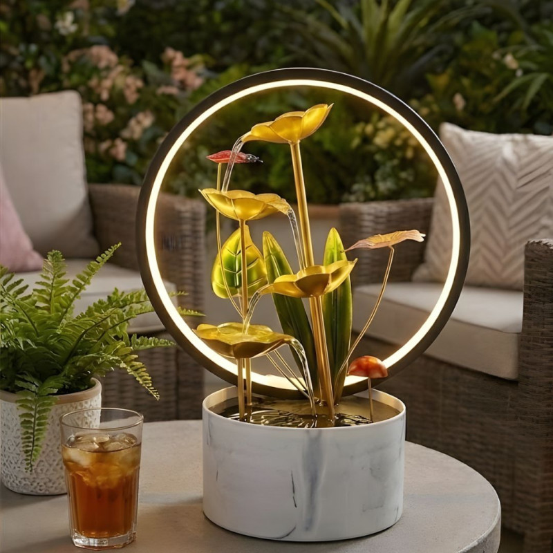 LED Leaf Water Fountain