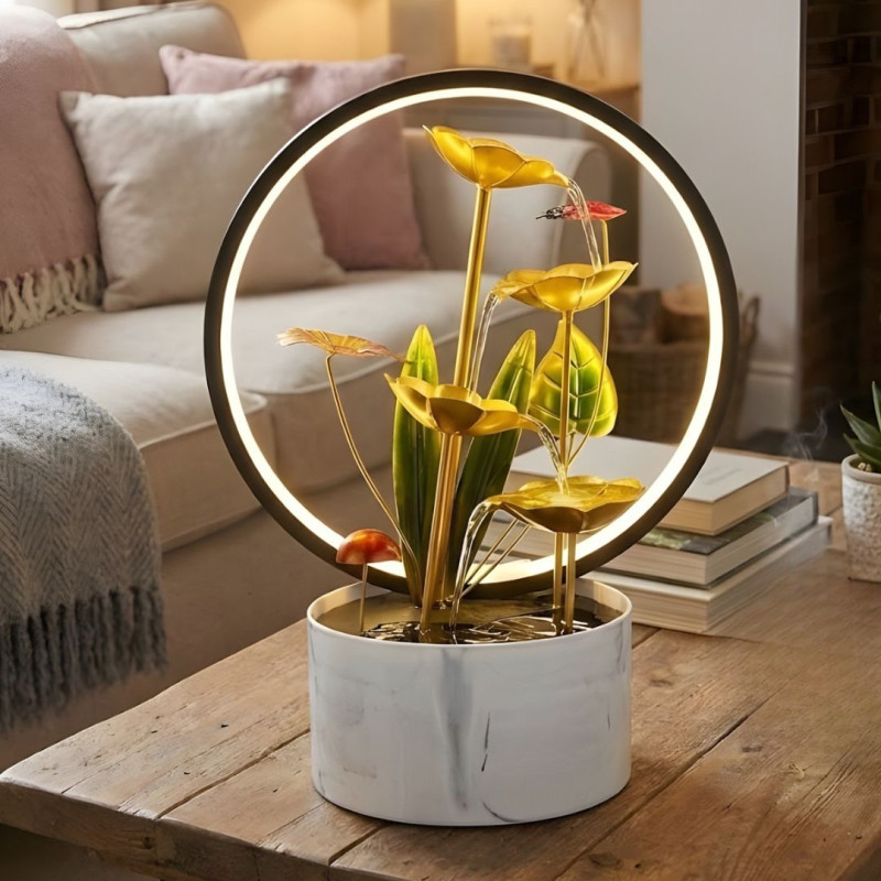 LED Leaf Water Fountain