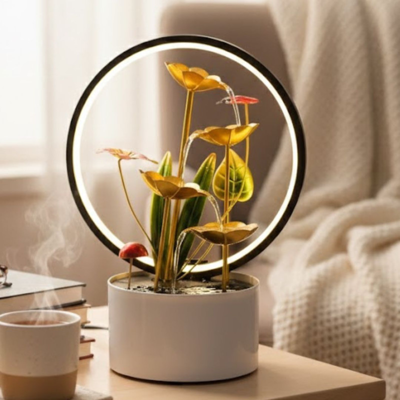 LED Leaf Water Fountain