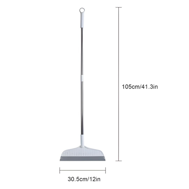 Magic Rotatable Bathroom Broom & Wipe