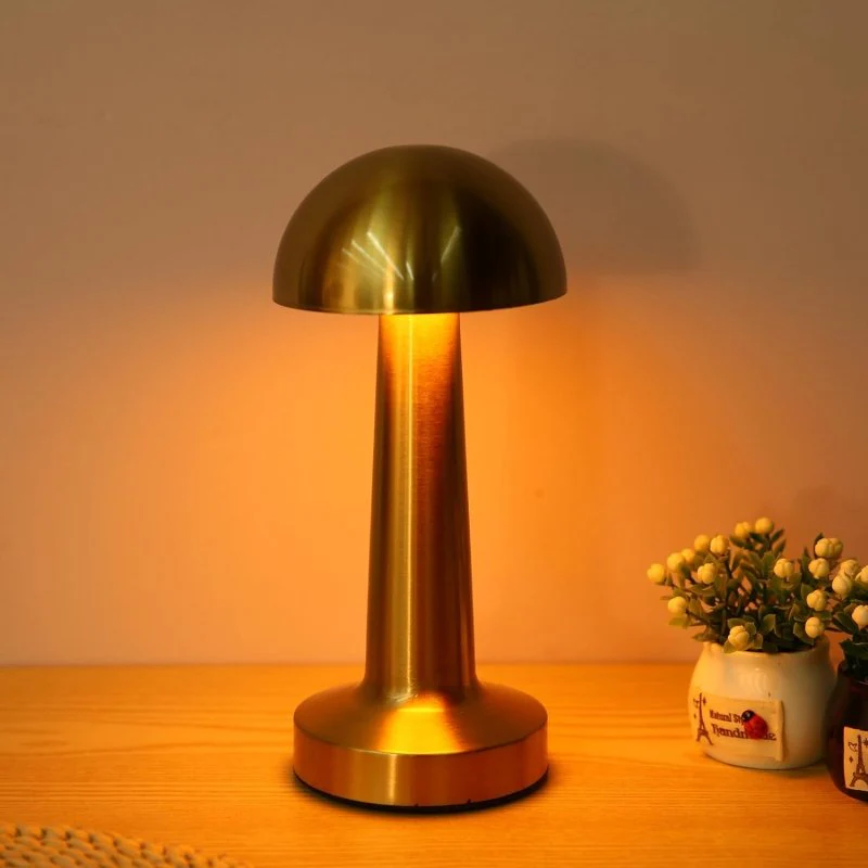 Rechargeable Touch Metal LED Table Lamp