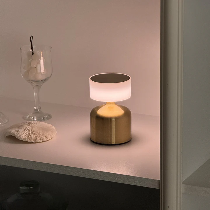 Mini Metal Desk Lamp USB Rechargeable