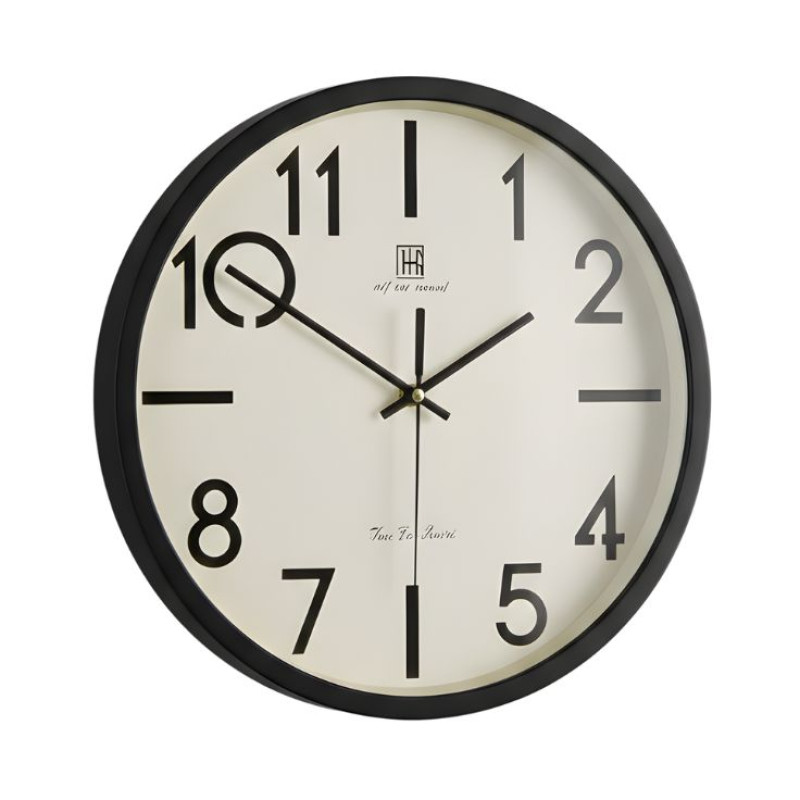 Heritage 15 Inch Sunset Silent Black Wall Clock | Idealancy