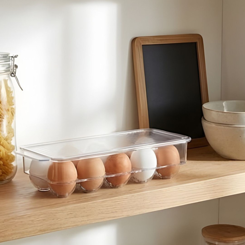 Acrylic Egg Storage Tray for Refrigerator & Kitchen
