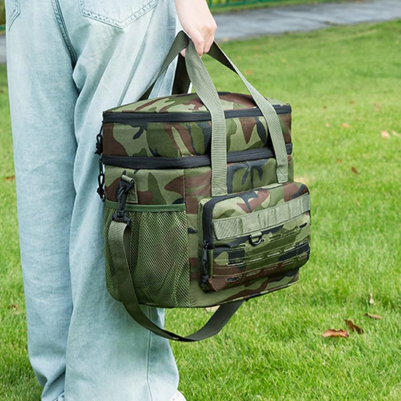 2 Layer Tactical Outdoor Picnic Lunch Bag