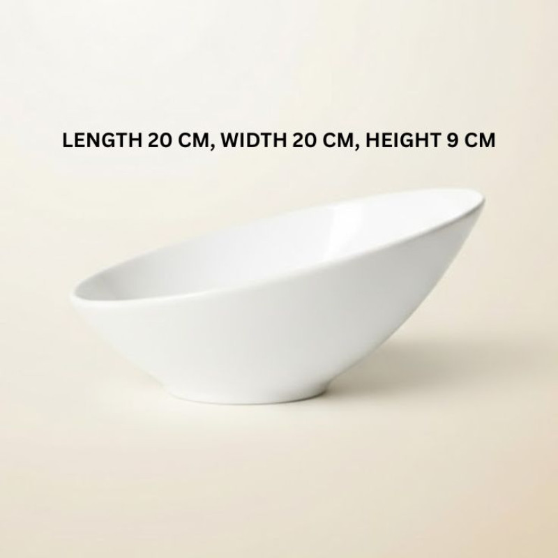 Alpine Melamine White Bowl Medium for Serving Food