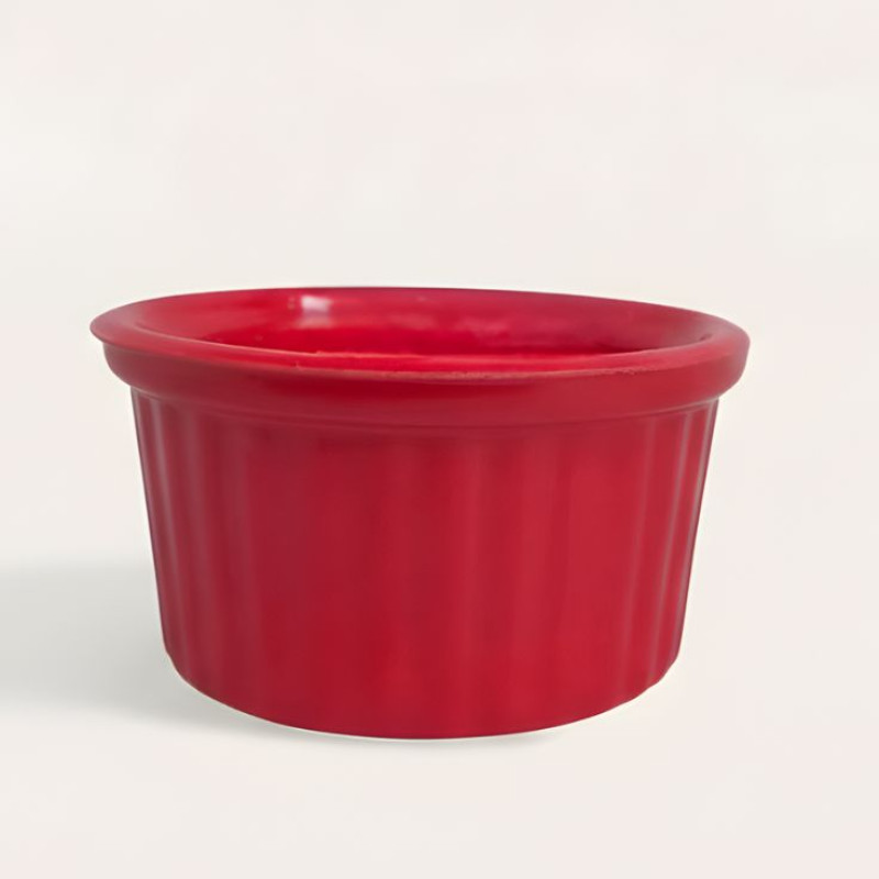 Melamine 2.5 Inch Red Ramekin Serving Bowl