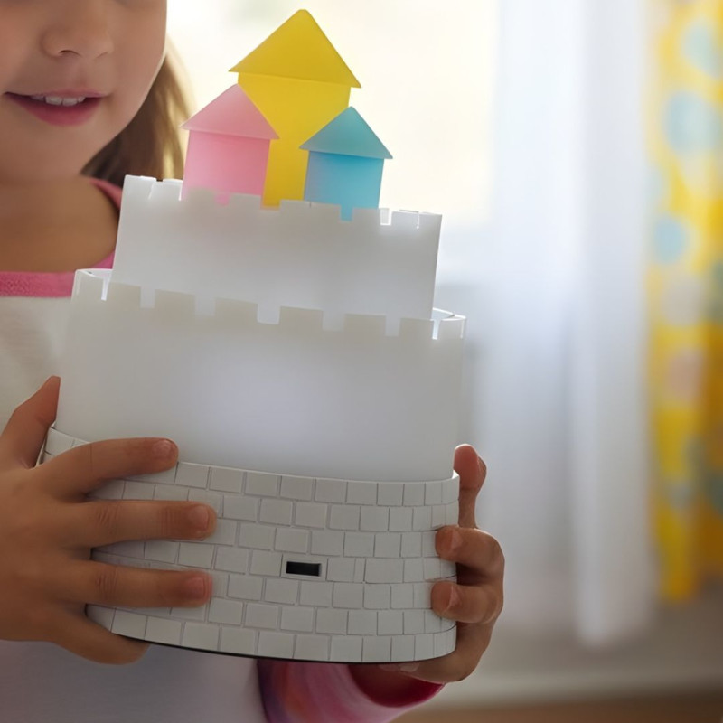 Kids Unicorn Castle Projector Lamp