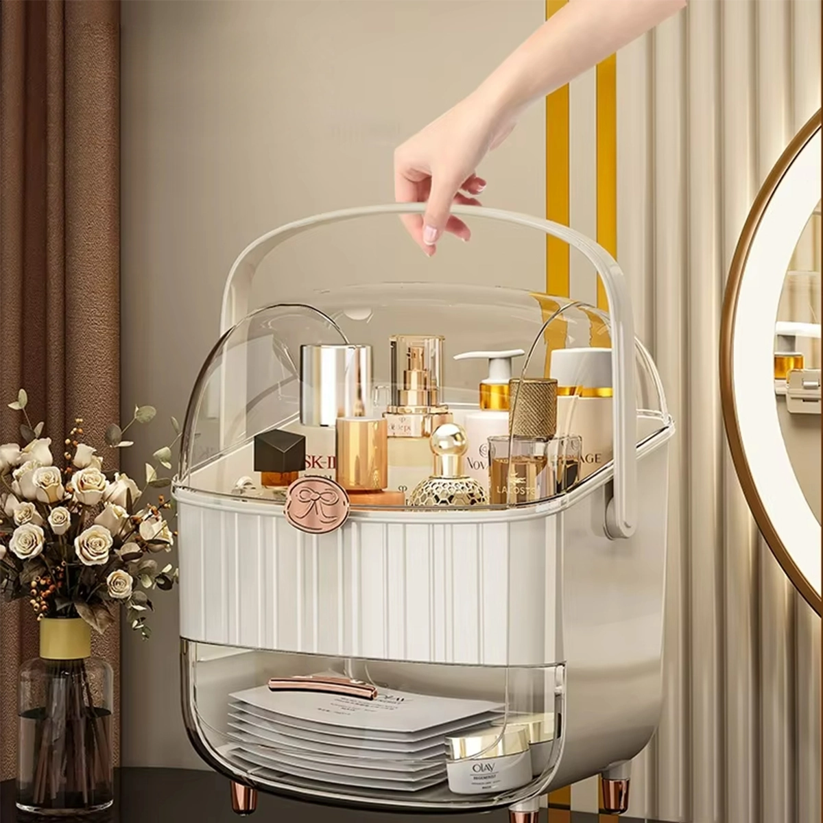 Makeup Cosmetic Drawer Organizer Storage Box