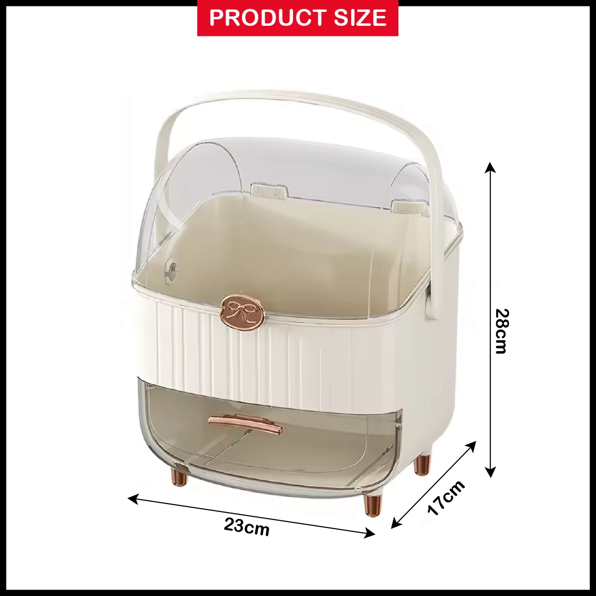 Makeup Cosmetic Drawer Organizer Storage Box