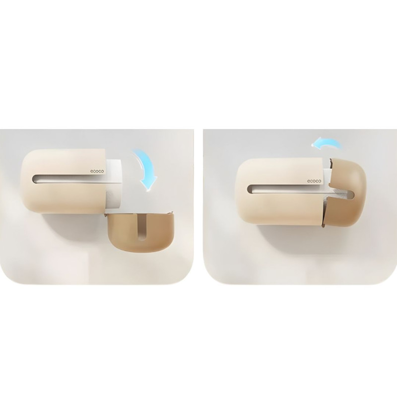 Ecoco kitchen Tissue Box Wall Mounted