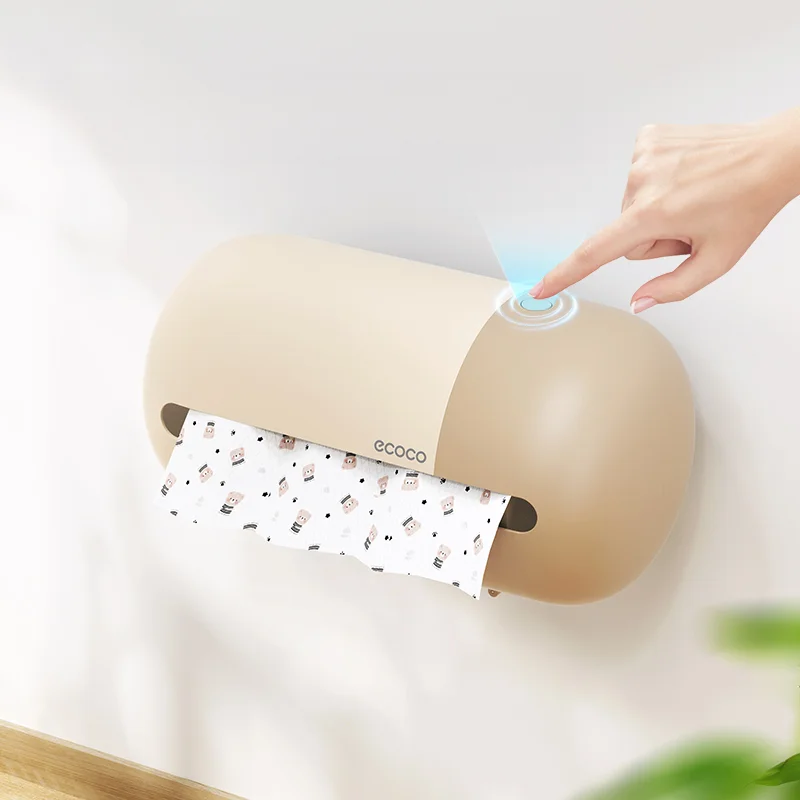 Ecoco kitchen Tissue Box Wall Mounted