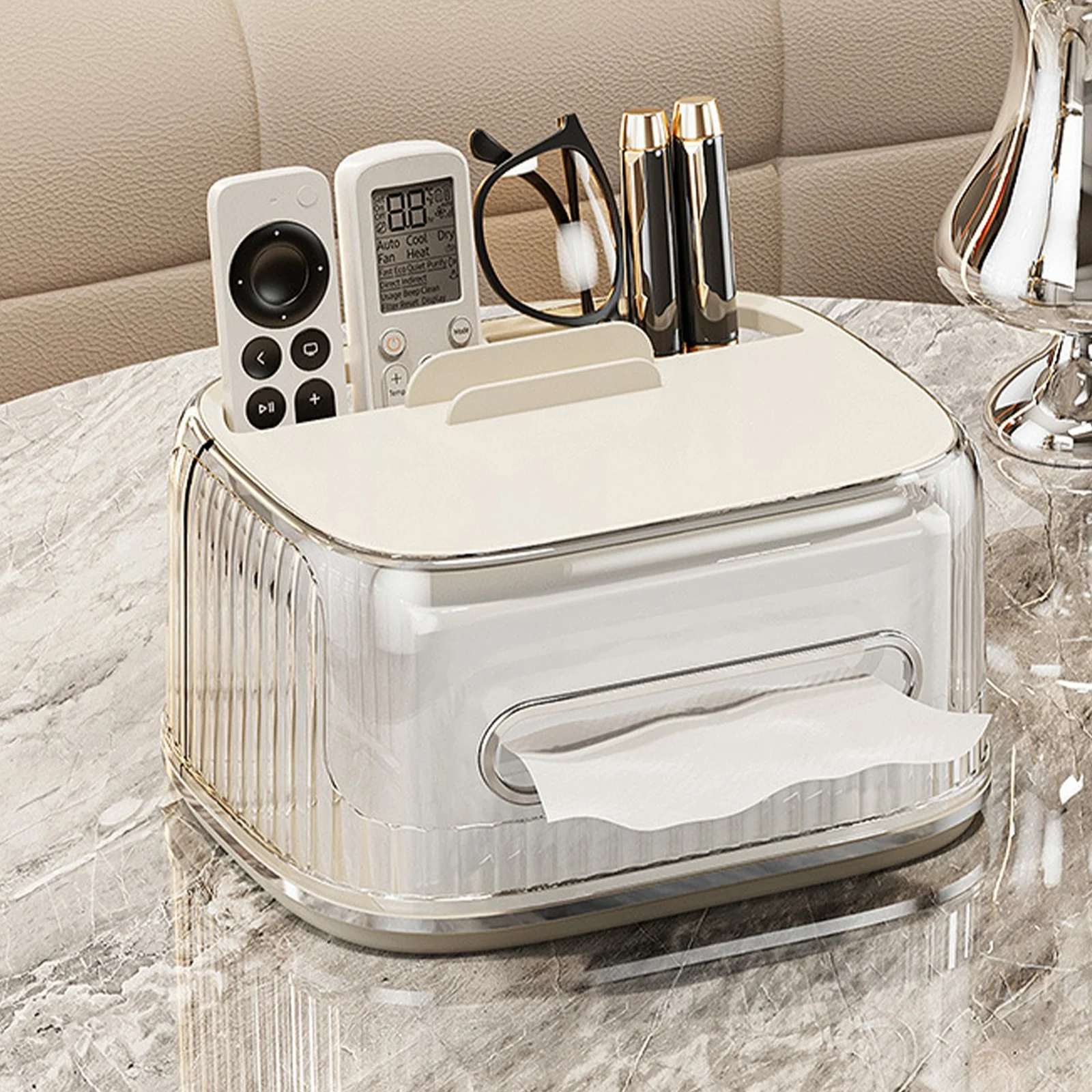 Tissue Box with Holder for Home & Office