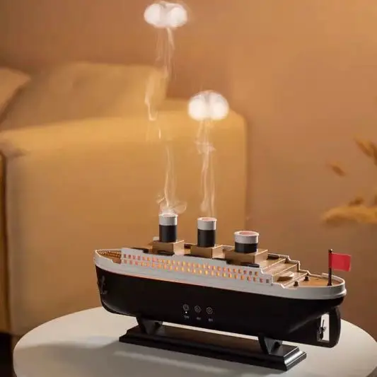 Titanic Ship Aroma Humidifier With LED Light