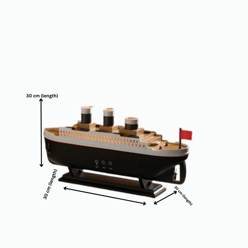 Titanic Ship Aroma Humidifier With LED Light