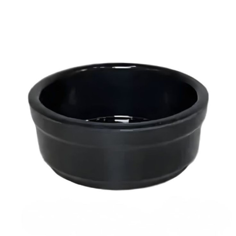 Melamine 2.8 Inch Ramekin Black Bowl Serving Bowl