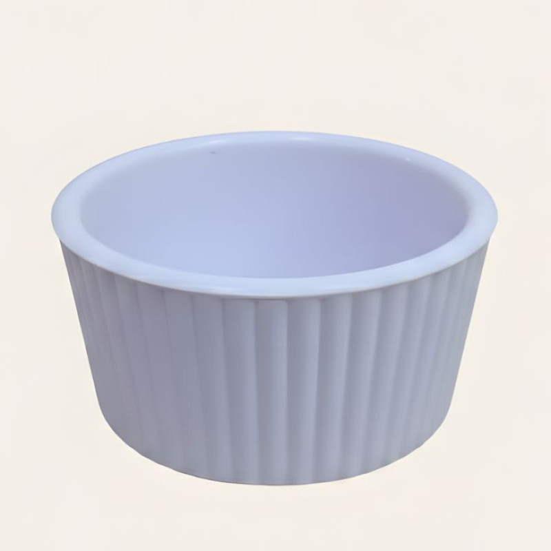 Melamine 3 Inch Ramekin White Bowl Serving Bowl