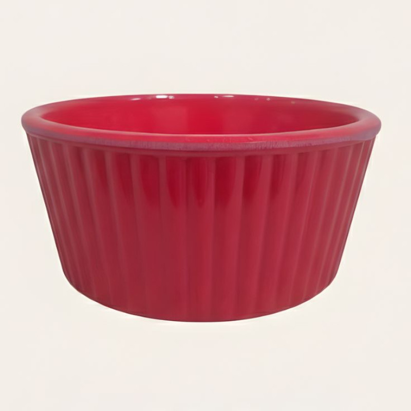 Melamine 3 Inch Ramekin Red Bowl Serving Bowl