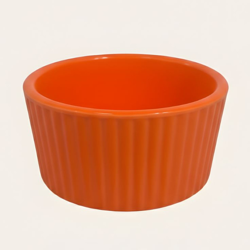 Melamine 3 Inch Ramekin Orange Bowl Serving Bowl