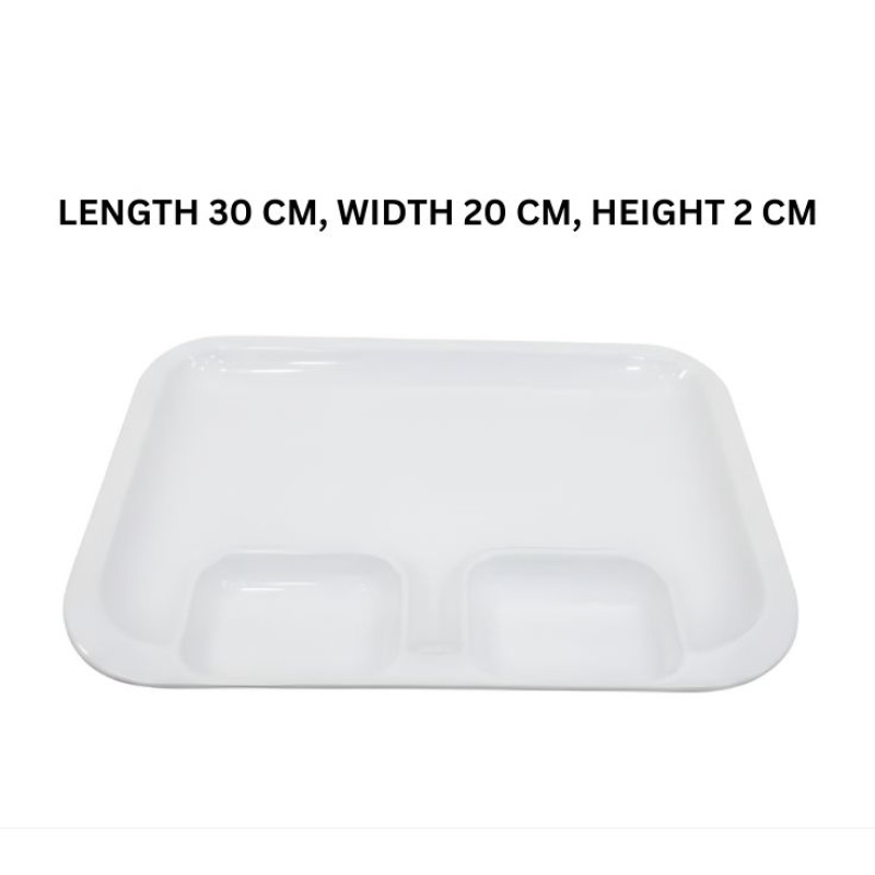 Melamine Fish Platter White Serving Plate
