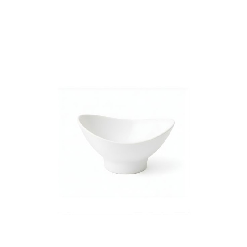 Melamine Lotus Small Serving White Bowl
