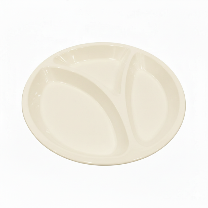 Melamine Euro Divider Cream Serving Dish