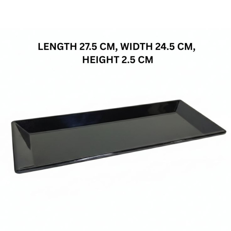 Melamine Craft Black Serving Platter
