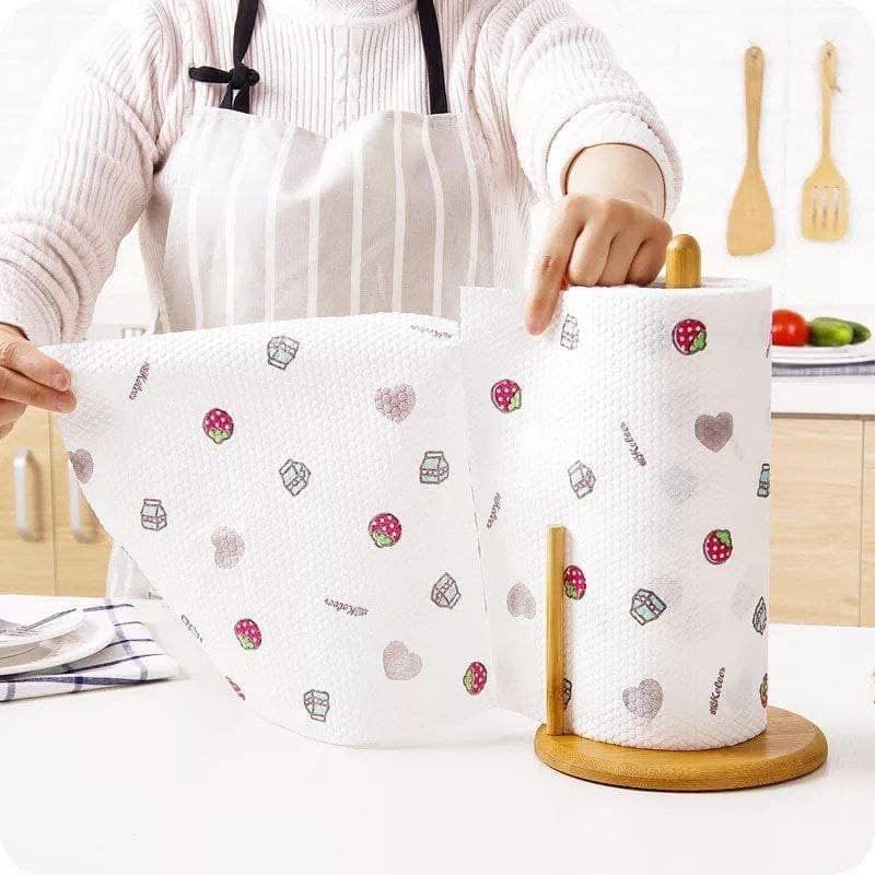 Reusable Cleaning Tissue Roll with 30 Sheets