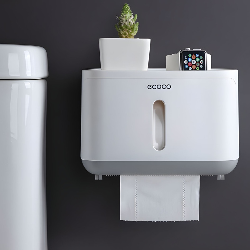ECOCO Wall Mounted Paper Towel Tissue Box Dispenser
