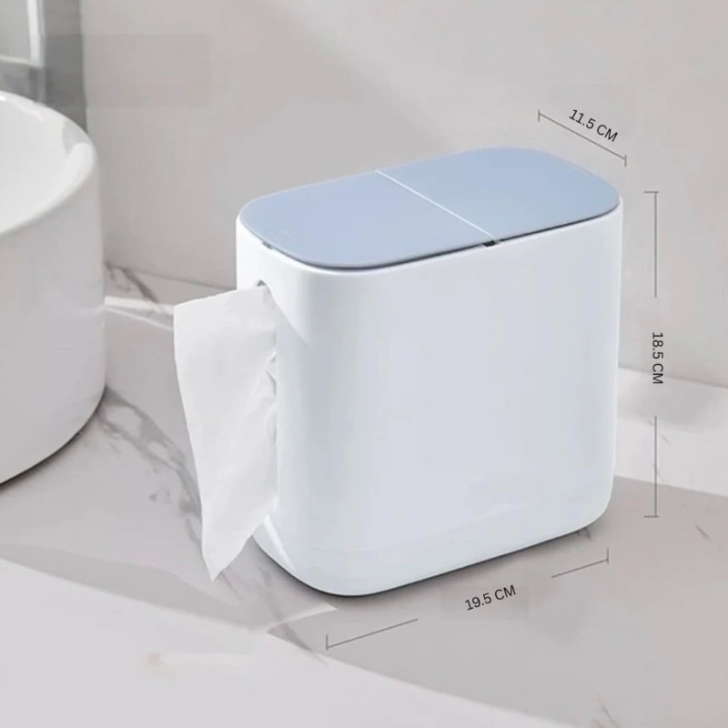 ECOCO 2 in 1 Trash Can & Tissue Box