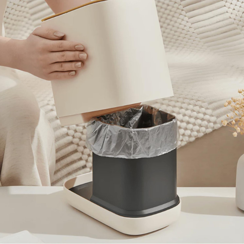 ECOCO 2 in 1 Trash Can & Tissue Box