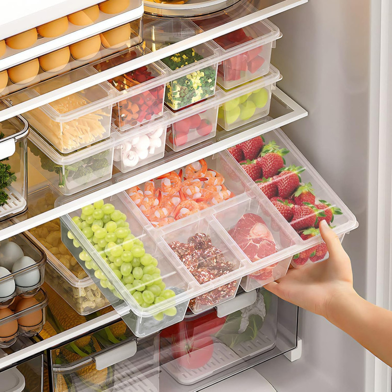 Refrigerator Storage Box Containers Food Organization