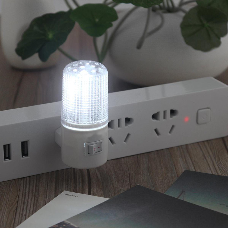 Wall Mount Night Lamp with Switch & Bulb Holder