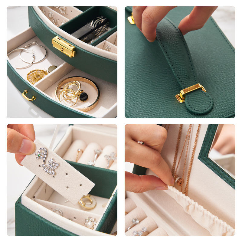Multi Layer Jewelry Storage Case Large Capacity Organizer