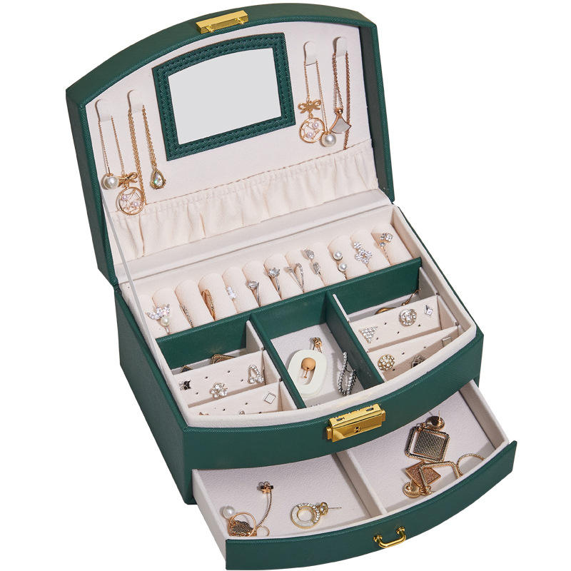Multi Layer Jewelry Storage Case Large Capacity Organizer