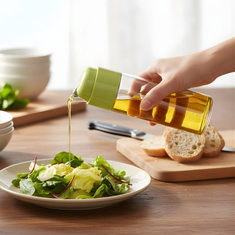 Automatic Opening Glass Oil Bottle 500 ML