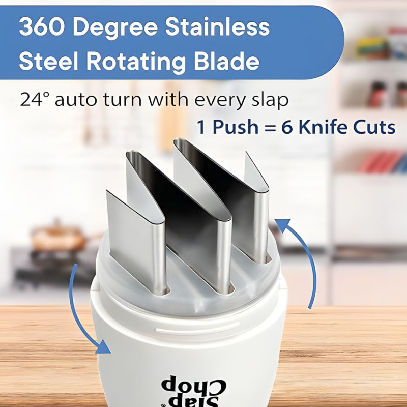 Manual Slap Chopper Multi Purpose Kitchen Food Cutter