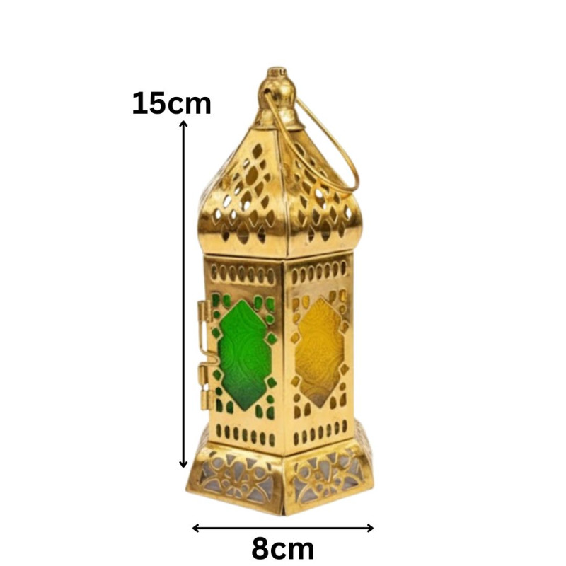 LED Metal Lantern Vintage Style Decorative Light
