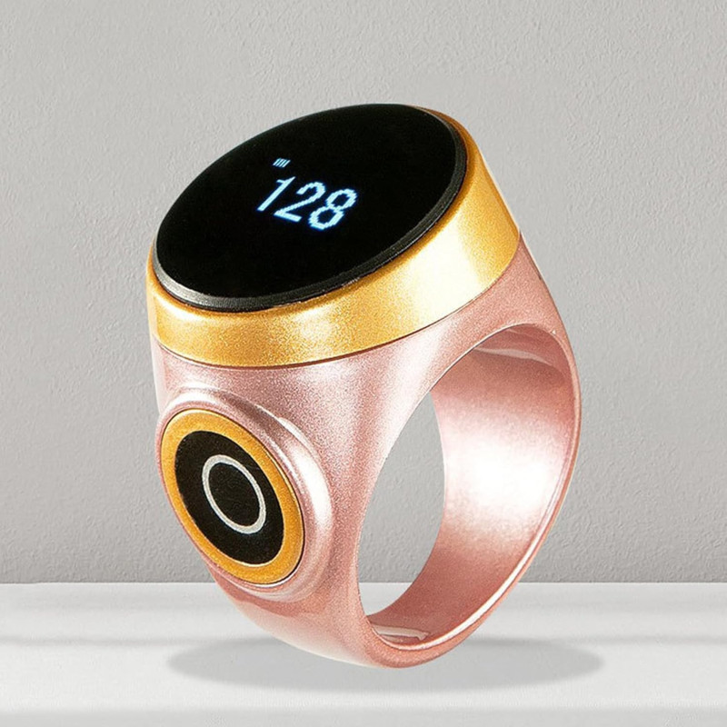 HD LED Zikr Ring Illuminated Digital Prayer Counter Ring