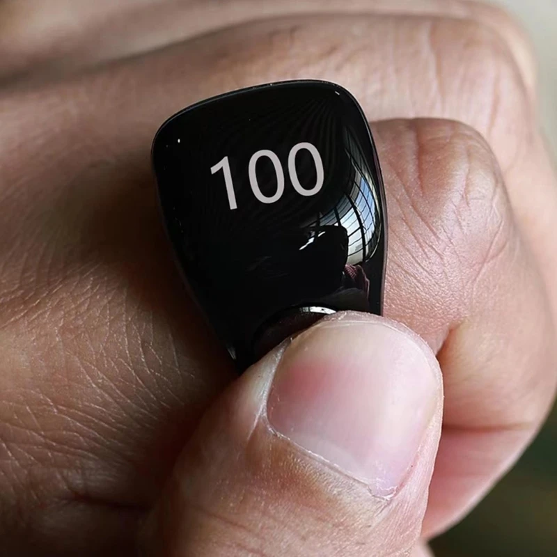 Smart Digital Tasbih Zikr Ring Rechargeable LED Prayer Counter Ring