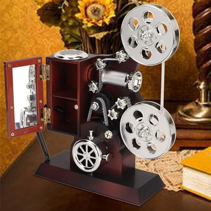 Vintage Movie Projector & Phonograph Model Decoration