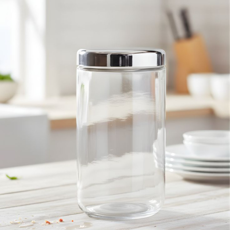 Ziba Airtight 1600 ML Large Glass Jar