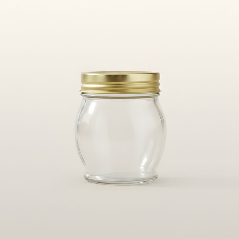 Ziba Airtight 270 ML Medium Glass Jar