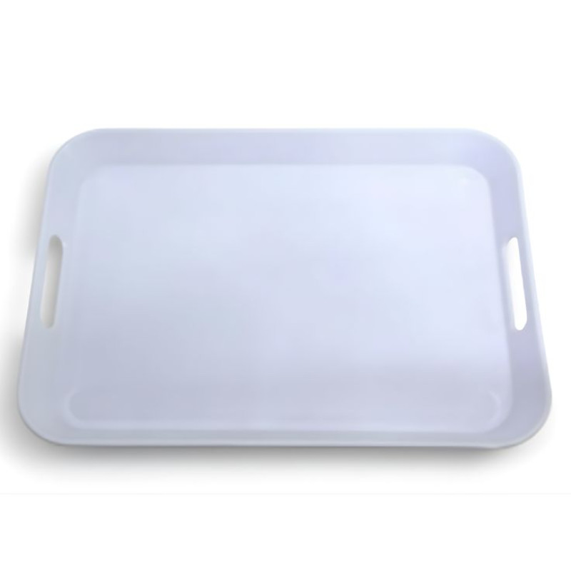Melamine White Large Square Serving Tray