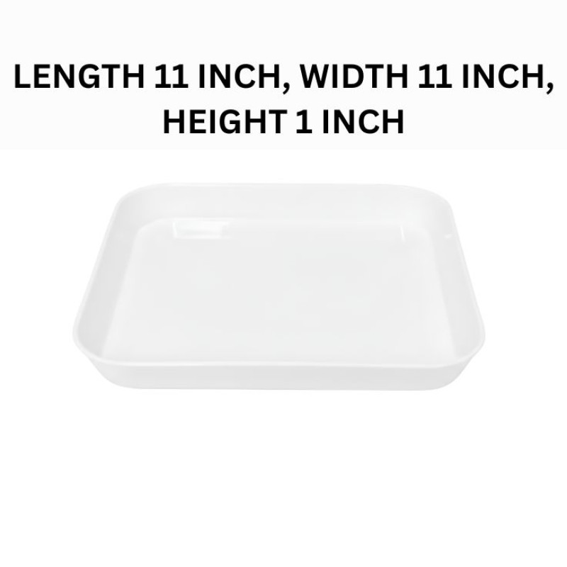 Melamine White Vista XLarge Serving Tray