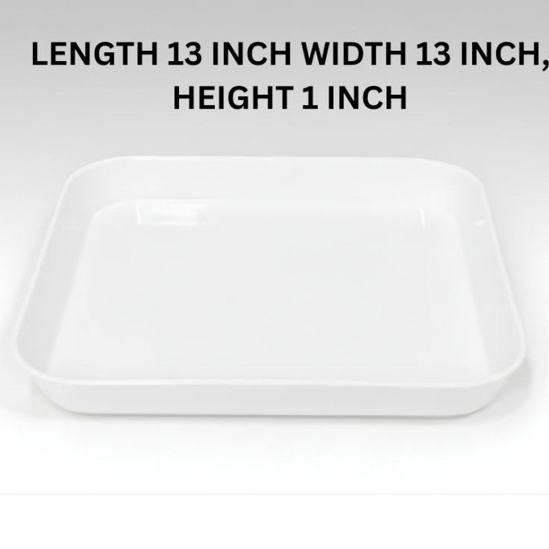 Melamine White Vista XXLarge Serving Tray