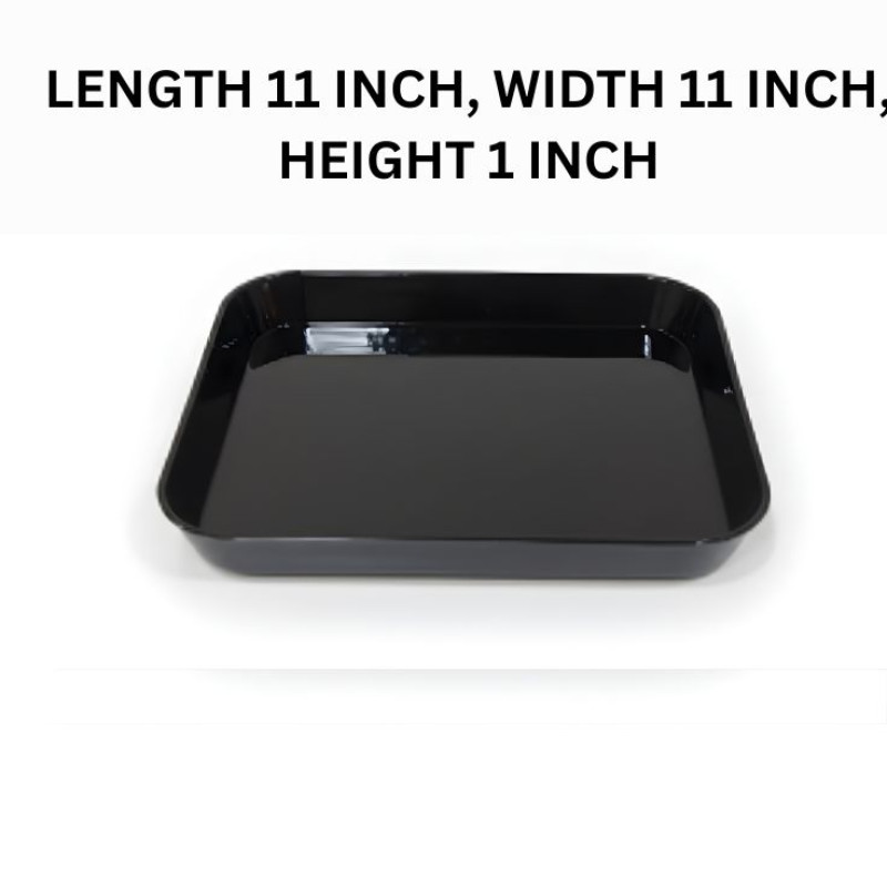 Melamine Black Vista XLarge Serving Tray