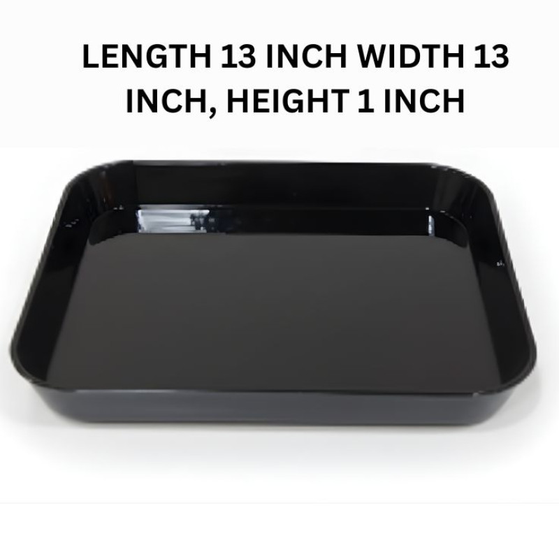 Melamine Black Vista XXLarge Serving Tray